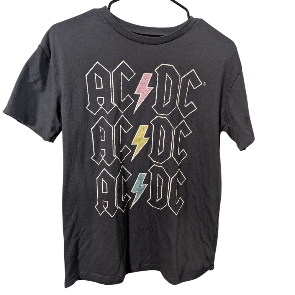 AC/DC Black Graphic T-Shirt,Size m